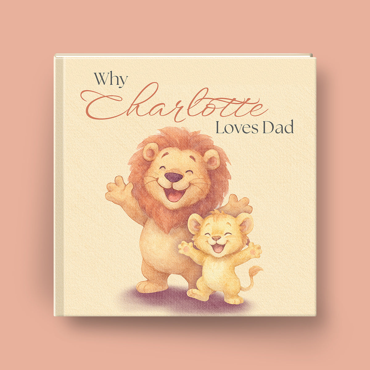 Why Child Loves Dad Personalized Book