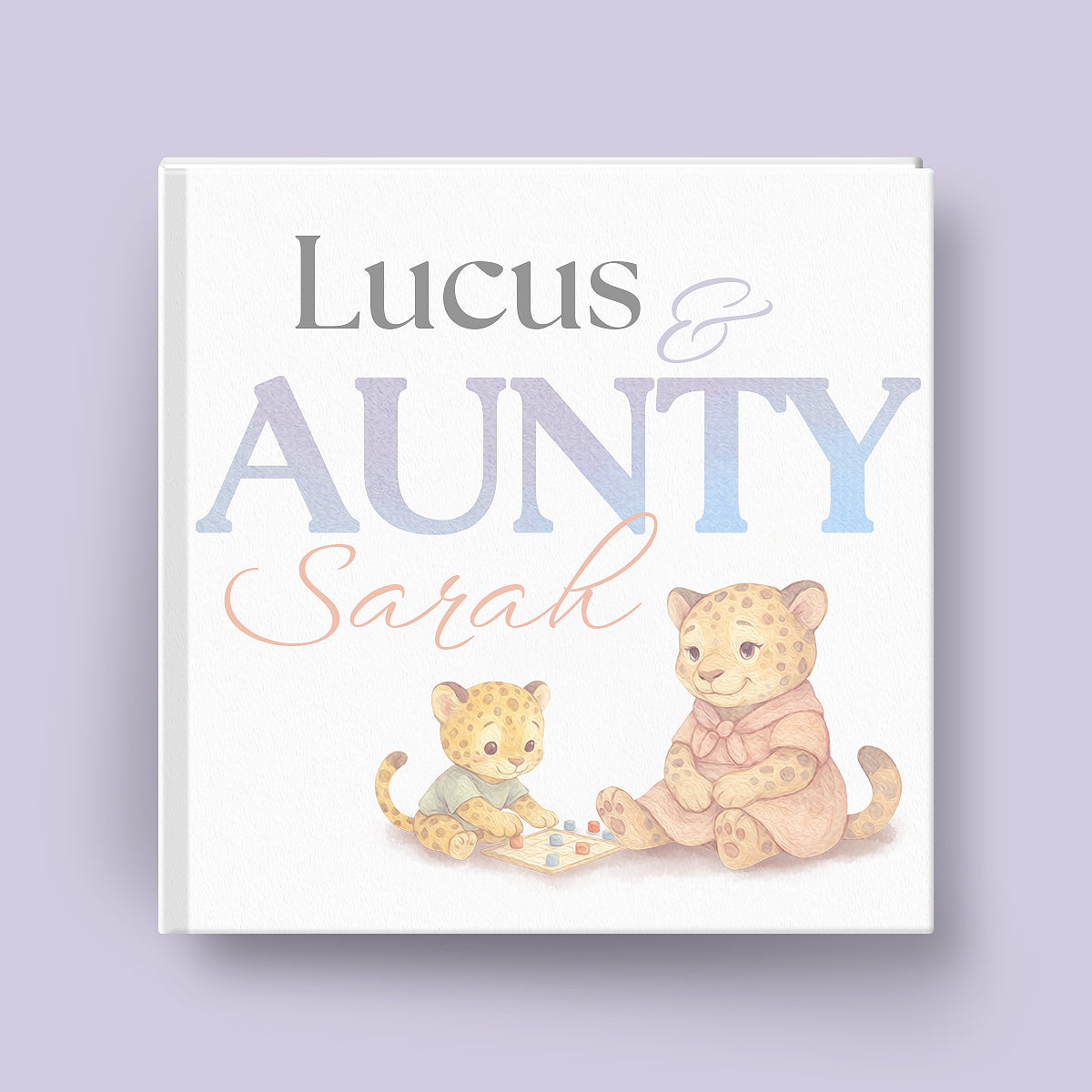 Baby and Aunty Personalized Book